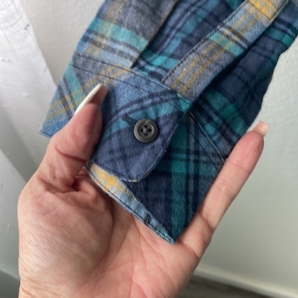 Pendleton top women’s button up size medium beautiful plaid 100% cotton - Picture 7 of 10